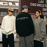 Демисезонная толстовка, утепленная футболка для влюбленных, в американском стиле