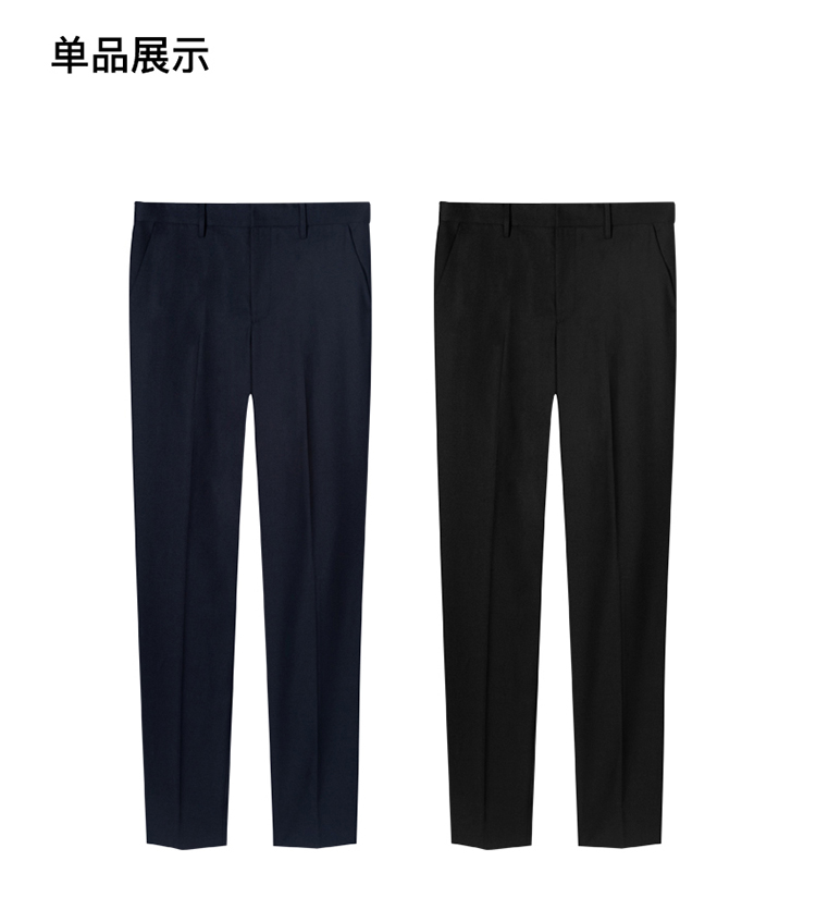 OXC / Ou Xiaocang quần tây nam quần mùa thu và mùa đông màu xám tinh khiết chuyên nghiệp Quần phù hợp với quần công sở kinh doanh quần áo nam