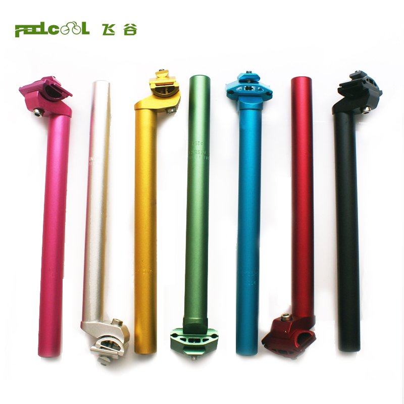 Dead speed car standard caliber seatpost 25 4X300MM aluminum alloy extended seatpost Bicycle anode color seatpost