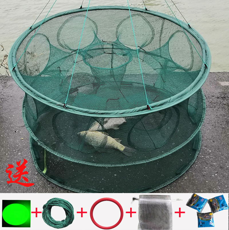 Big fishing net fishing net fishing artifact catches cage automatic fishing cage lobster net cage can't get in