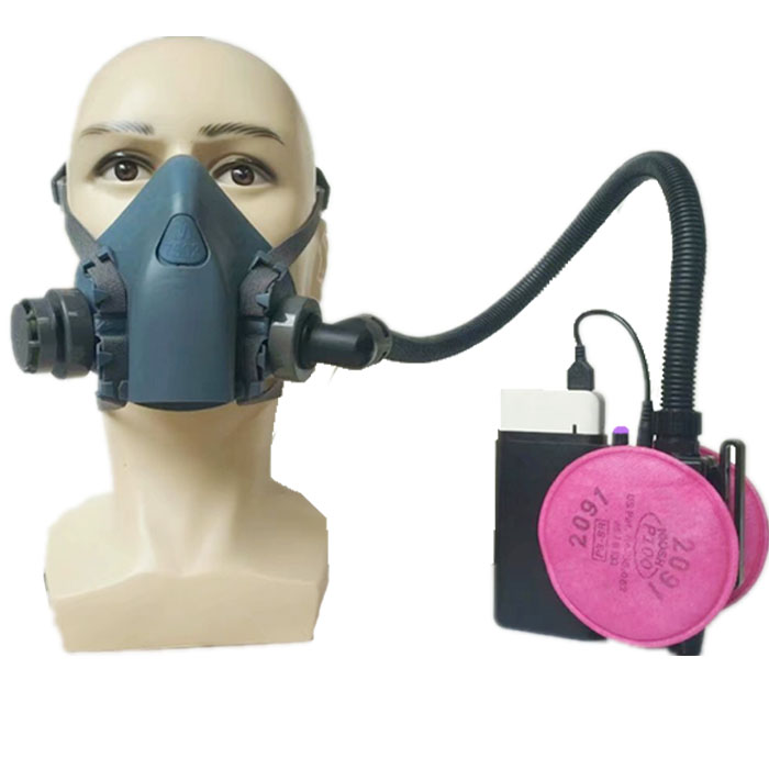 Kangben electric air supply gas mask 7502 dust mask 2091 welding special formaldehyde industrial dust - Taobao