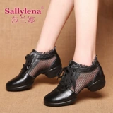 Летние туфли, танцующая обувь, мягкая подошва, из натуральной кожи