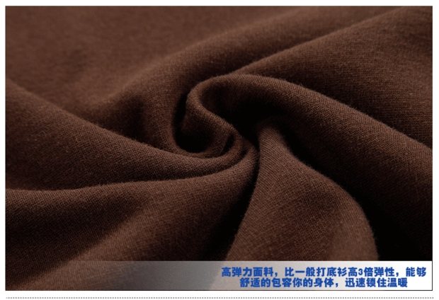 Cộng với phân bón XL nữ béo cao cổ áo lót nhiệt dài tay áo cộng với nhung dày lên đáy áo mùa thu và mặc mùa đông mặc quần tất 3d