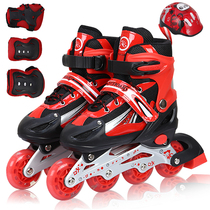 Skate children full set adjustable flash kids Roller Skates roller Skates roller skates adult men and women