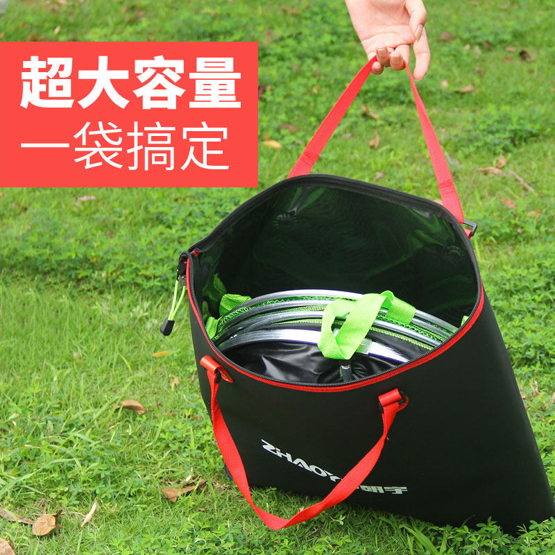 EVA fish protective bag thickened waterproof Fisherman special Price clear cabin Multi-functional folding wearable handbag competitive fish protective bag