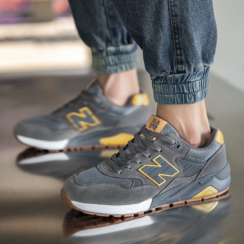 Brand Men's Shoes Spring/Summer 2026 New Model Nb Hot-Selling Super Popular Thick-Soled Height-Increasing Retro Mesh Breathable Sports Shoes