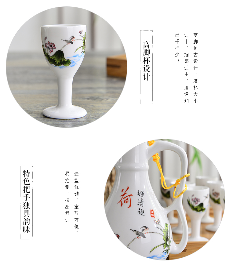 Bộ rượu bằng gốm, bình hông, bình cổ, rượu trắng, rượu, rượu, rượu, bình, hầm rượu, cốc đồ mở rượu vang