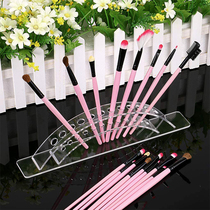  Arched plexiglass transparent pen holder Counter makeup brush display stand Eyebrow pencil Eyeliner pen pen gel pen display stand