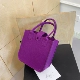Густая темно -фиолетовая обнаженная сумка (23 * 23 * 12) Специальное предложение