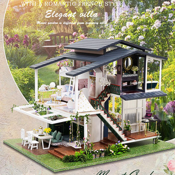 Dream loft big villa house model send birthday