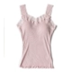Áo lót ren nữ mặc phía dưới có đệm ngực làm đẹp trở lại đồ lót cotton mùa hè gợi cảm bên trong áo ngực ống top - Áo vest áo 2 dây nữ