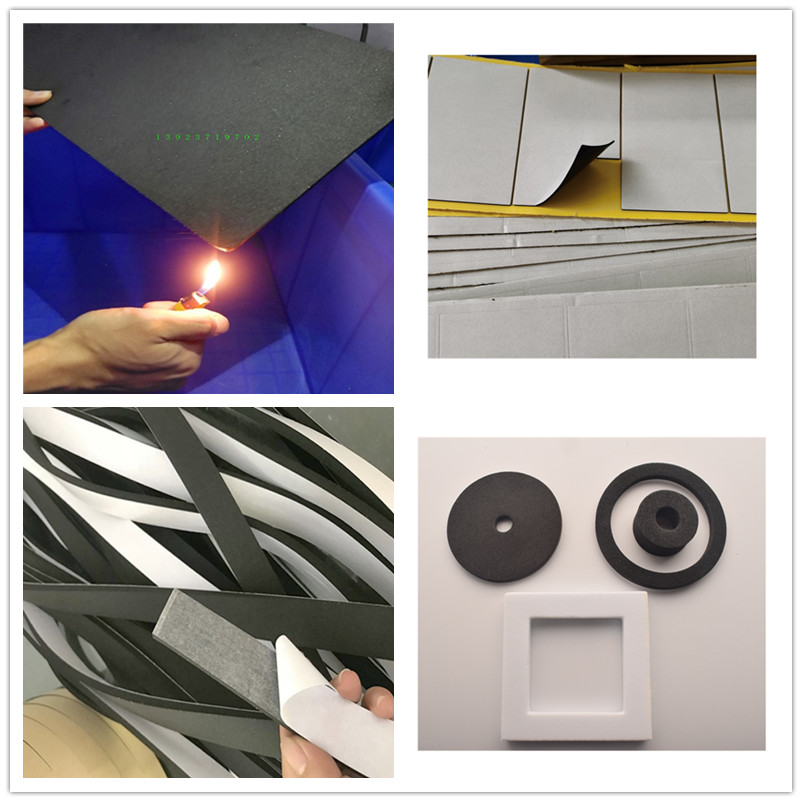 Black flame retardant Eva Hard Foam Single Pattern Fire 11 5 2 5 3 4 5 6 thick sponge flush type