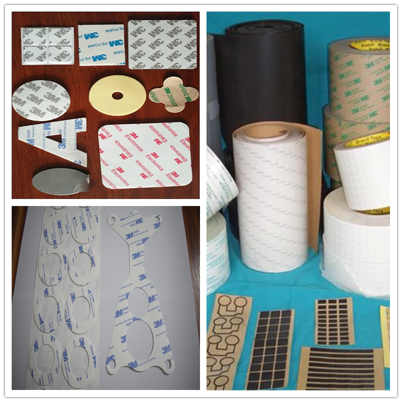 Car EVA small round sticker 3m double-sided back adhesive tape ear tear super adhesive 1 2 3 5 6 ceramic handicraft transparent adhesive tape glued