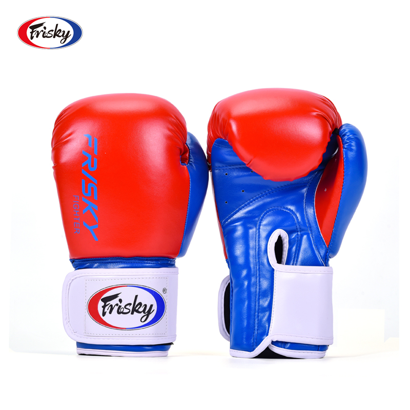 FRISKY thickened boxing gloves Adult men's and women's boxing gloves Sanda gloves Boxing training sandbag special gloves