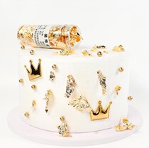 2g gold leaf cake decoration baking gold ice cream silver ice cream gold leaf fragments mousse West foil ornaments