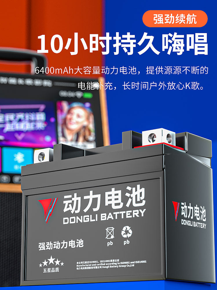 Square Dance Speaker with Display Screen, Karaoke Microphone All-In-One Machine, Outdoor Dancing Video Bluetooth Speaker Microphone