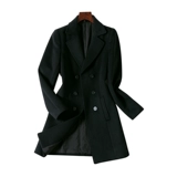 Элитное демисезонное длинное шерстяное пальто подходит для мужчин и женщин, комбинезон, увеличенная толщина