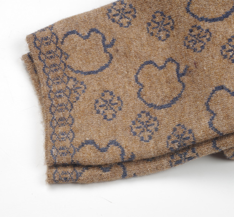 Pantalon collant 50 Jacquard en cachemire - Ref 751820 Image 16