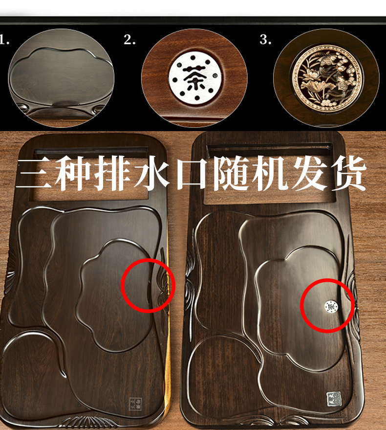 The beginning day, The tea set home a whole plate automatic snap ebony wood tea tray was violet arenaceous kung fu tea set