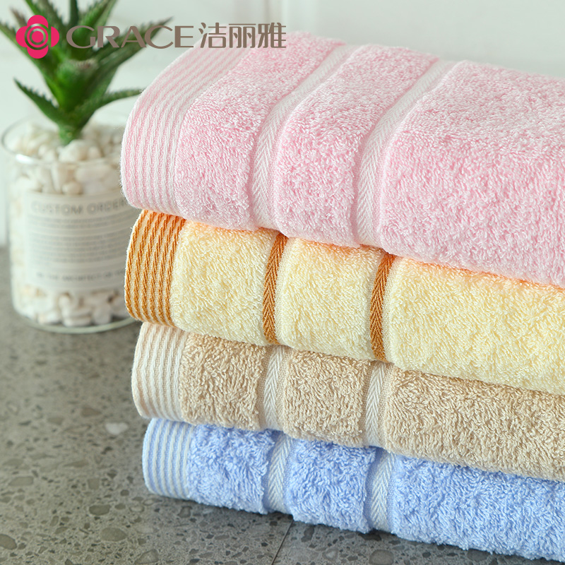 Lilly towel pure cotton Home washing face Adult male and female couple Thickened Soft Absorbent Thickened Face Towels 2 strips
