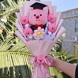 Плюшевая кукла, енот, букет, подарок на день рождения, рождественский подарок