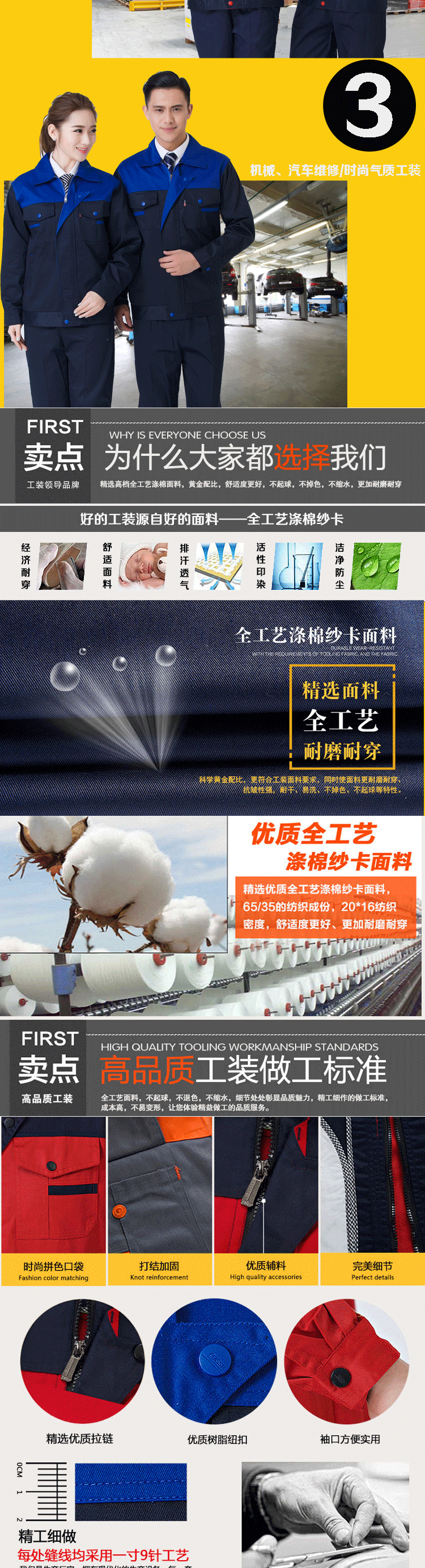 Vêtement de travail en coton - Ref 1912394 Image 8