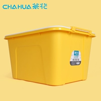 茶花 Большой ящик для хранения, пластиковая коробочка для хранения, игрушка, коробка для хранения, увеличенная толщина