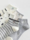 2025年春夏季新款袜子女船袜低帮纯棉吸汗条纹韩版薄款ins短筒袜