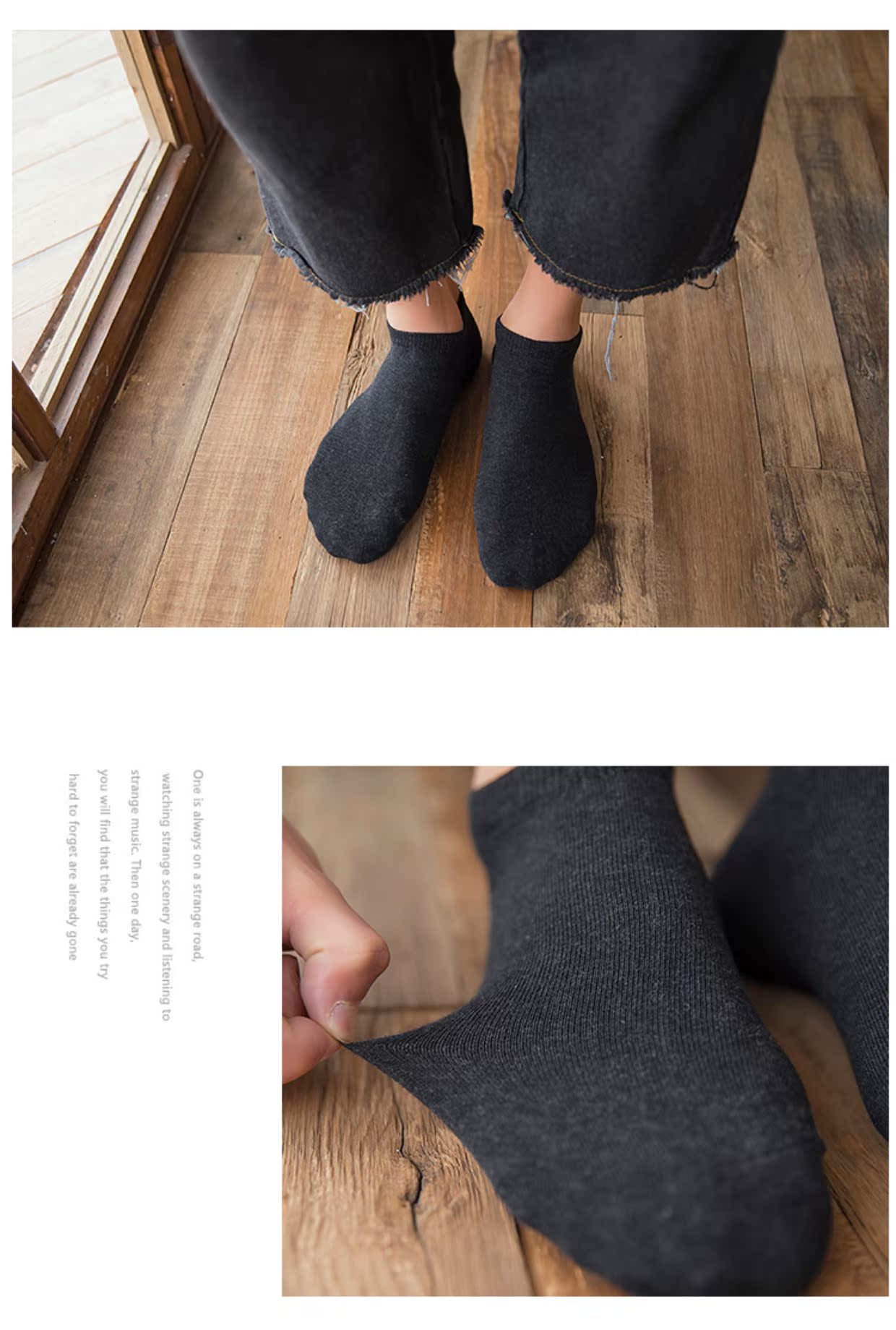 3 đôi vớ cotton mùa xuân và mùa hè cho nam vớ vô hình thấp để giúp đôi tất nông miệng rộng phần hoang dã chạm đáy vớ cotton thể thao vớ y khoa