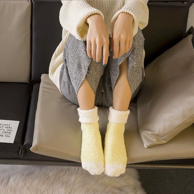 Vớ nhung mùa thu và mùa đông ấm áp còng vớ của phụ nữ