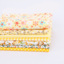 DIY hand patchwork fabric fabric 25 * 25CM 50X50CM yellow cotton cloth group cloth head