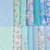 Tự làm thủ công vải vải trơn nhóm màu xanh bông 25 * 25cm 10 * 10 Xiao Butou vải hoa - Vải vải tự làm