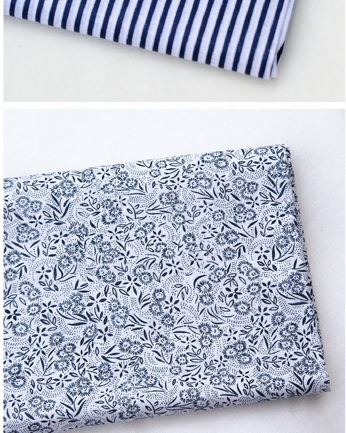 DIY tay quilting vải vải 25 * 25cm / 50X50CM màu xanh đậm dựa trên đồng bằng bông vải nhóm - Vải vải tự làm vải bố cotton
