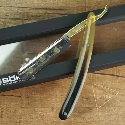 German Boker limited edition Earl Everhart Carbon Steel 5 8 Straight Razor Scratch