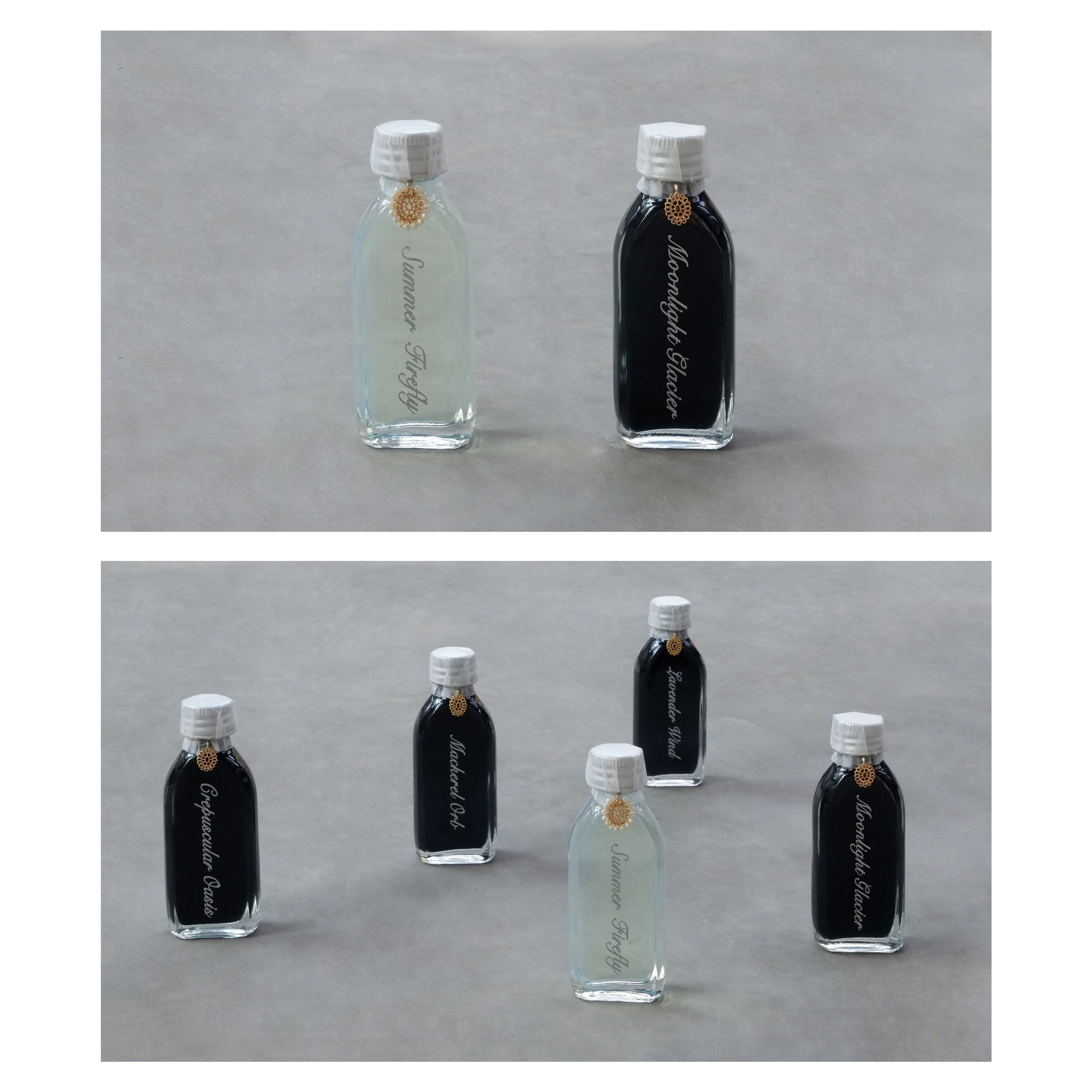 Moonlight Glacier Glacier Crepuscular Oasis Oasis Dawn - Ink