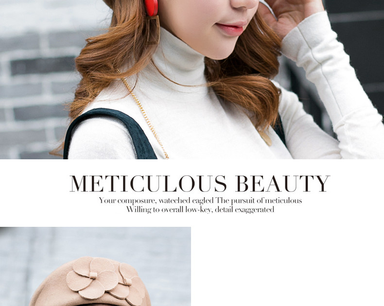 Chapeau pour femme      en Melange de laine - Ref 3233050 Image 16