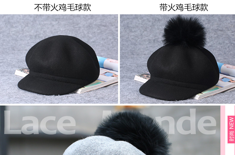 Chapeau pour femme      en Melange de laine - Ref 3233209 Image 6