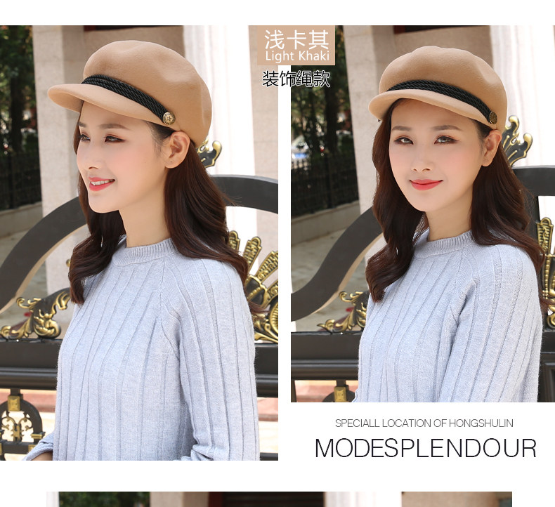 Chapeau pour femme      en Melange de laine - Ref 3234259 Image 17