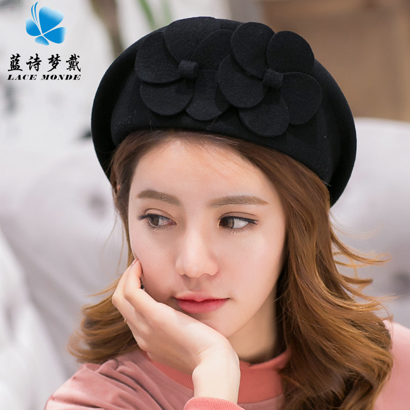 Chapeau pour femme      en Melange de laine - Ref 3233050 Image 4