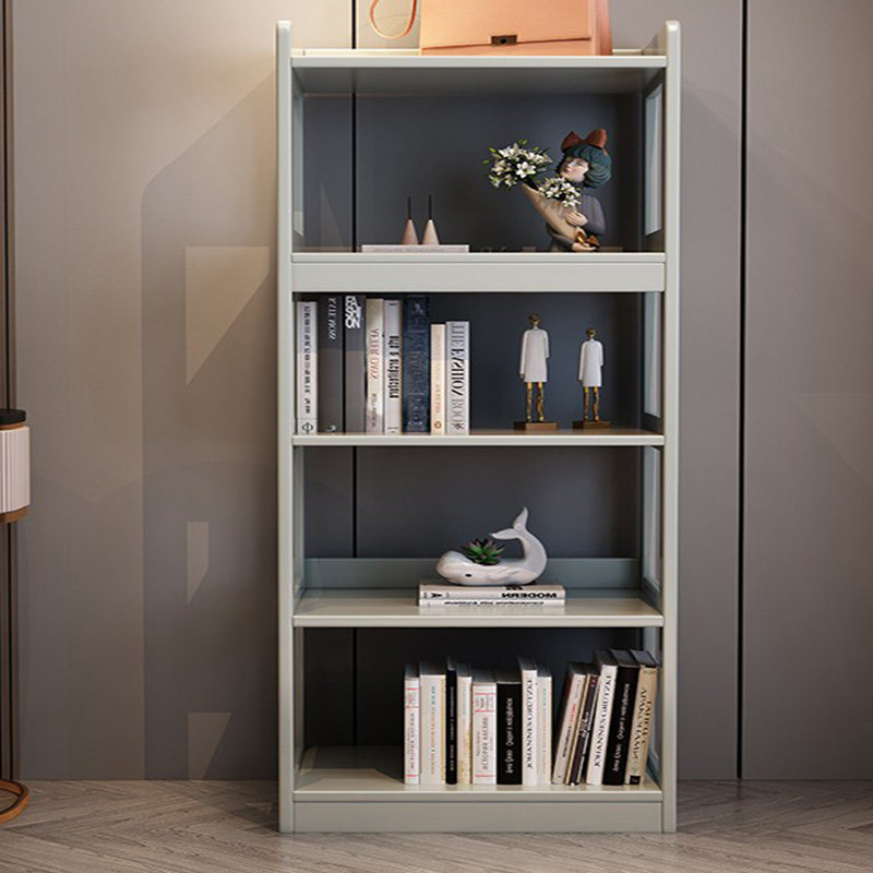 Solid wood shelve brief Makeup Room Kitchen Bookcase Solid Wood Floor Living Room Containing floor Shelf Home Children's small cabinet 60