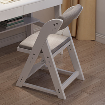 Solid wood children chair can dispatch height home writing chair can lift primary and middle school students learn chair table and chair backrest