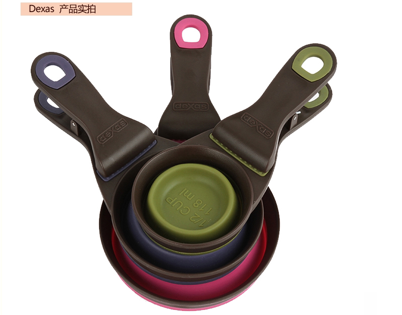 American DEXAS Pet Cat Dog Food Quantity Spoon Folded Dog Food Shovel Grain Sealing Clip Closure Clip