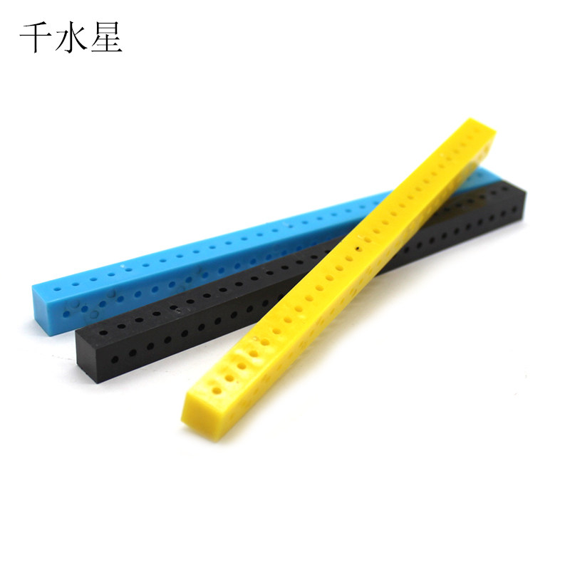 1115 square strip diy with holes plastic strips handmade fixed assembled model boat axle shelf accessories