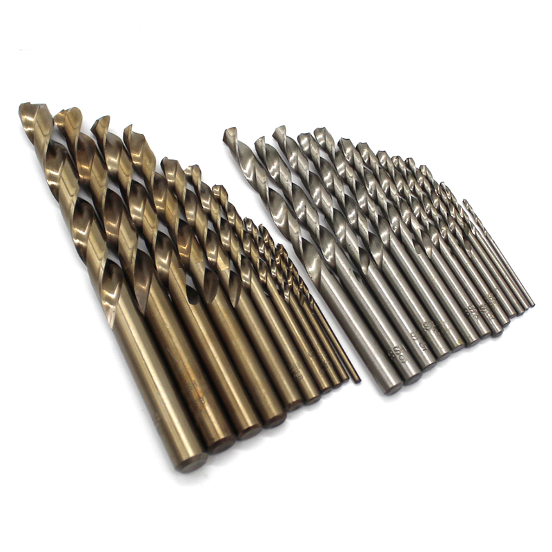 Twist drill set Hard cobalt drilling Drilling drilling tools Woodworking hand drill Electric drill Steel drill Manual accessories