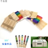 Палочка для мороженого, ватные палочки, «сделай сам», мороженое, поделки ручной работы