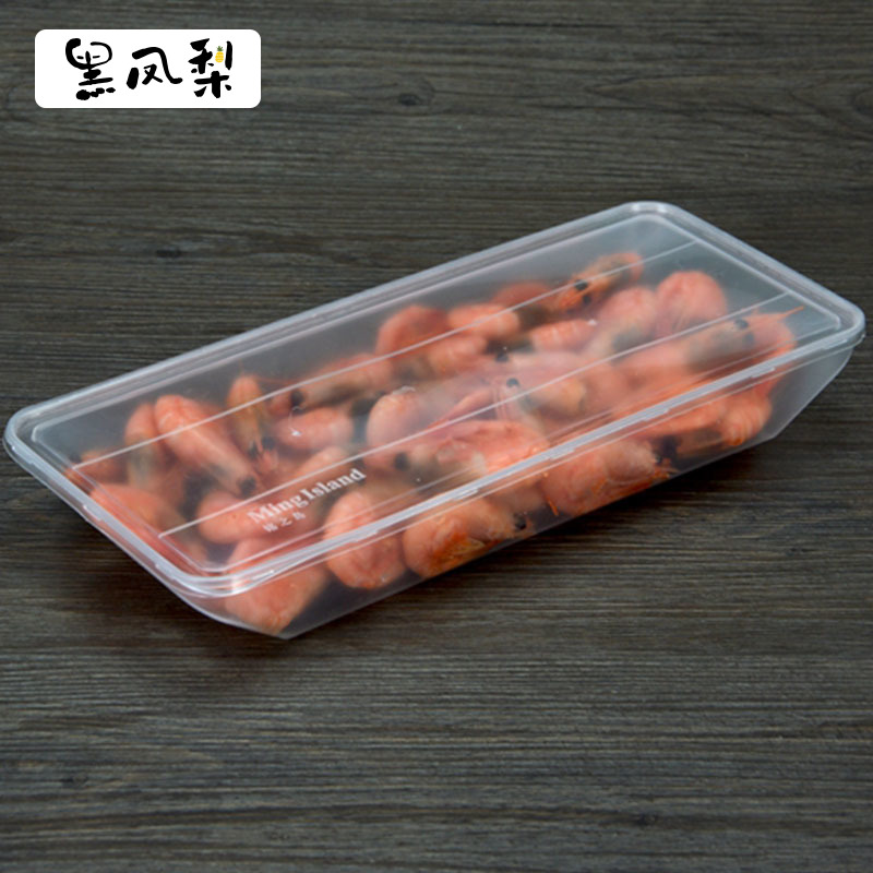 Black Pineapples Disposable Packaging Cartridges Cover Plastic Case Grilled Duck Sheet Box Square Meal Kit Waffle Box Lobster Box