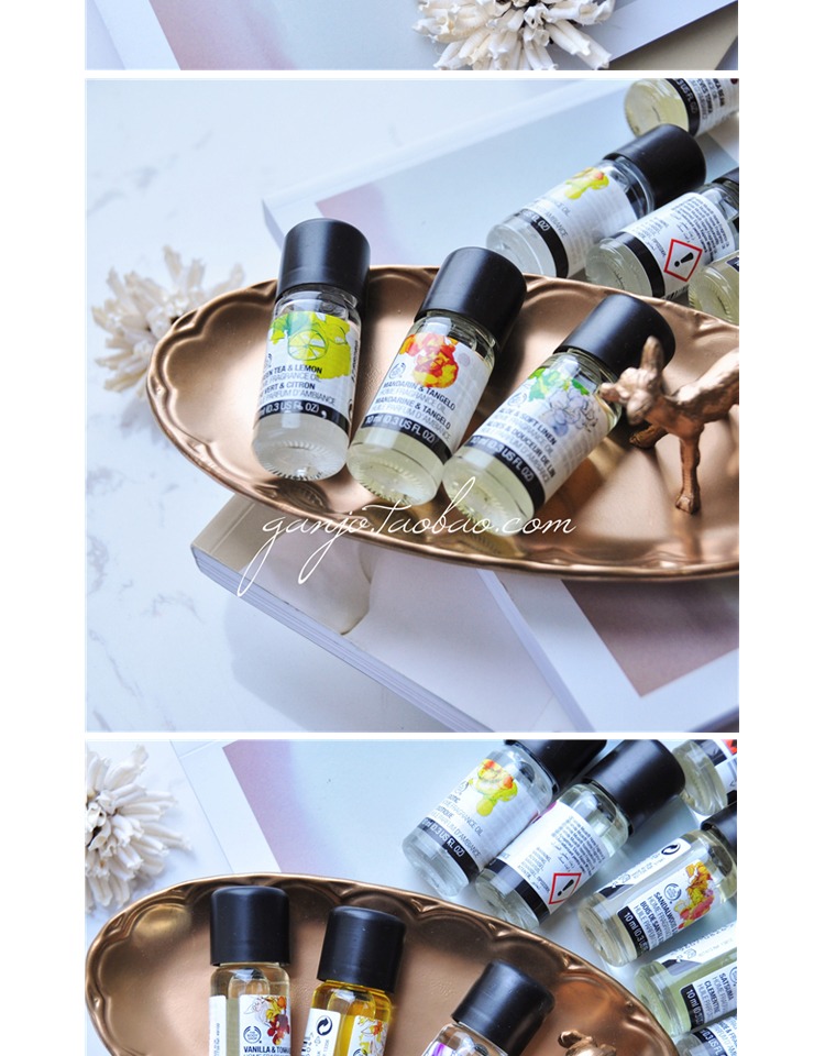 nhang không khói Anh THE BODY SHOP White Musk Oải hương Trà xanh Trà xanh trong nhà Tinh dầu thơm 10ML - Sản phẩm hương liệu nhang nụ trầm hương