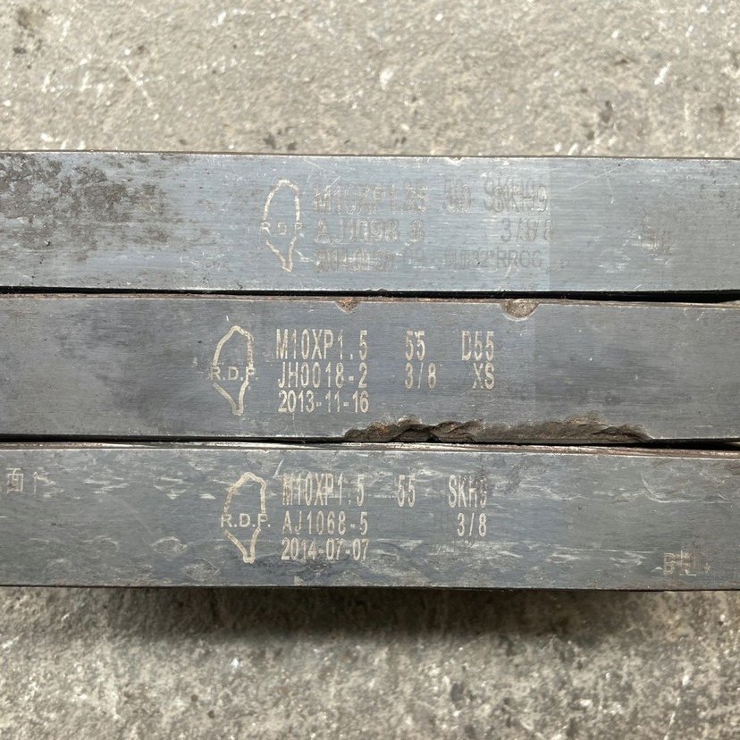 进口二手SKH9、M2高速钢旧搓丝板 特殊钢,硬度65度