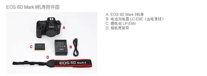 Máy ảnh DSLR Canon / Canon EOS 6D Mark II Full Frame Sản phẩm mới Thẻ 6D2 - SLR kỹ thuật số chuyên nghiệp máy chụp ảnh mini