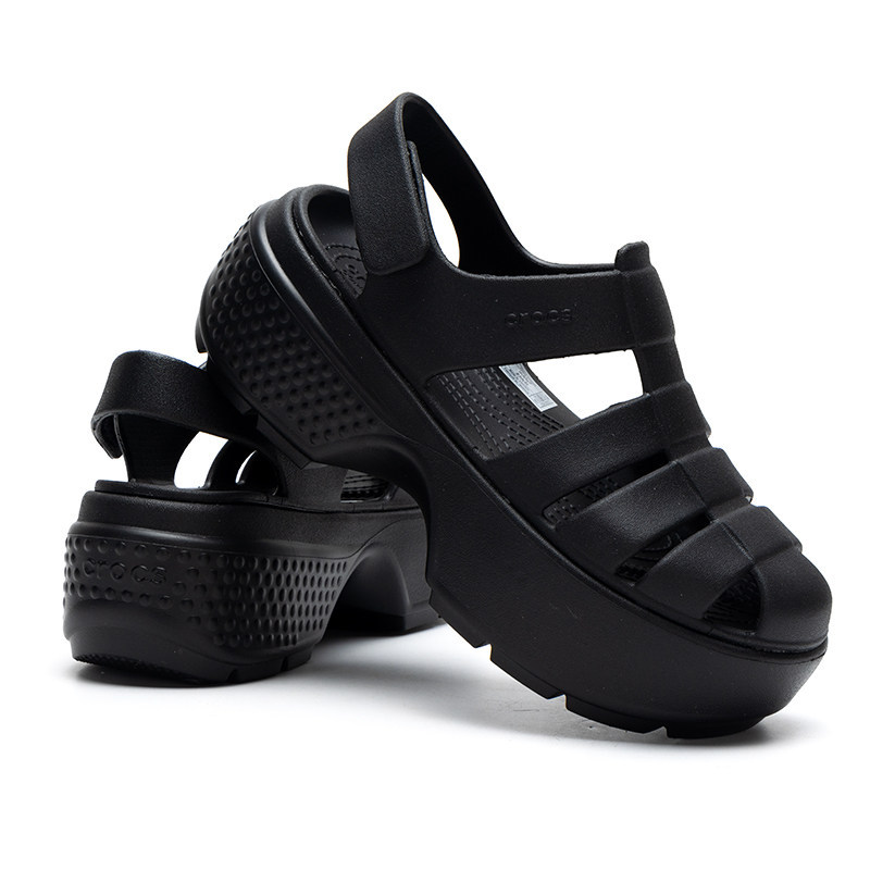 Liu Yuxin's Same Style Crocs Snow House High-Heeled Thick-Soled Sandals Women's Outdoor Casual Shoes 209938 Liu Yuxin's Same Style Crocs Snow House High-Heeled Thick-Soled Sandals Women's Outdoor Casual Shoes 209938